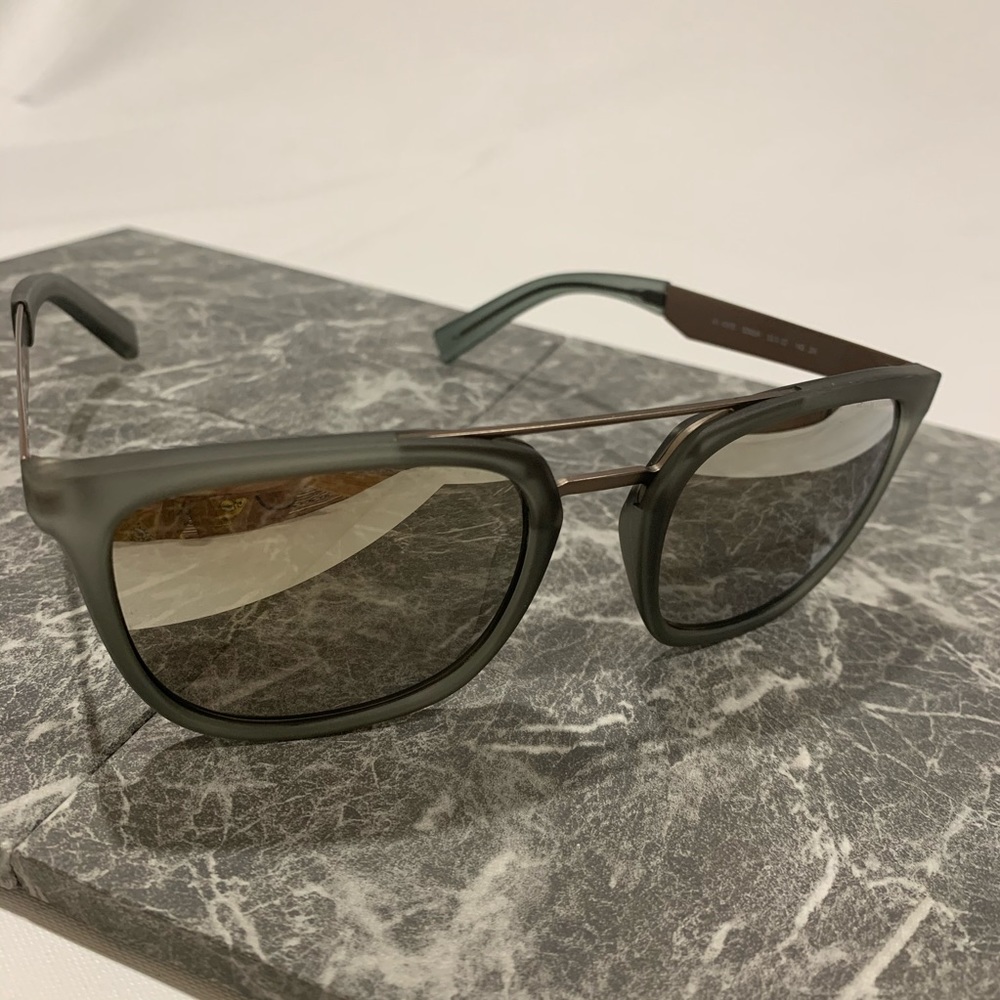 Men's Armani Exchange AX4090S 55mm Square Mirrored - Picture 5 of 8